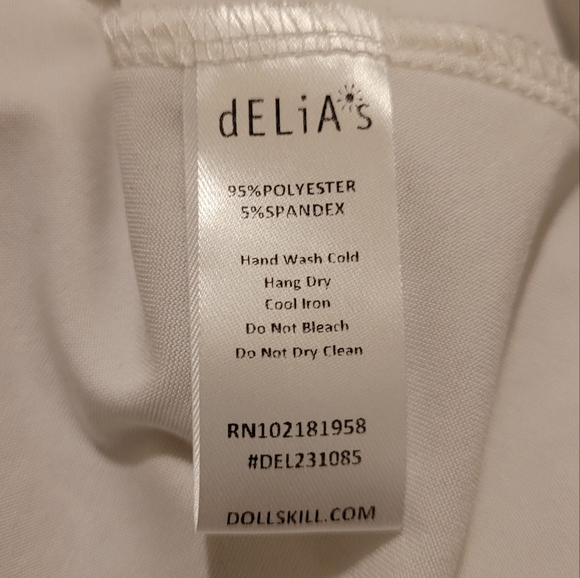 Delia's By Dolls Kill Floral Lace Babydoll Dress - Picture 6 of 6